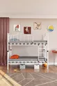 Belinay Young Children's Room Metal Bunk Bed and Bed with Mattress Size