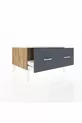 Commode Kronos 2 tiroirs Pin-Achat/Anthracite