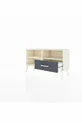 Комод Arges с 2 полками и 1 ящиком, цвет Лунный камень/Антрацит