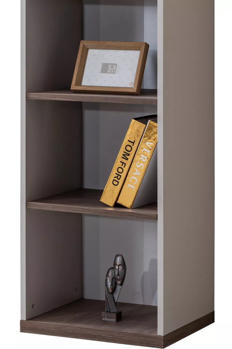 Camera da letto giovane Milano - Armadio a 3 ante con specchio, Letto, Comodino, Scrivania, Cassettiera, Libreria