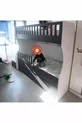 Letto a castello per bambini modello intagliato Bianco Antracite