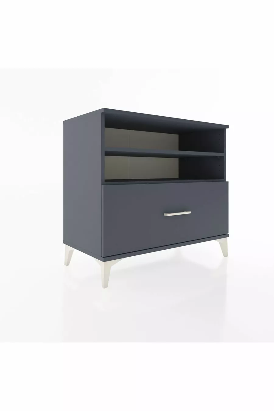 Hyperion Dressoir 2 Planken 1 Lade Antraciet-Antraciet