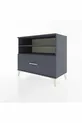 Hyperion Dressoir 2 Planken 1 Lade Antraciet-Antraciet