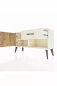 Arges Schrank mit einer Ablage, einer Schublade und einer Tür, Achat-Kiefer/Achat