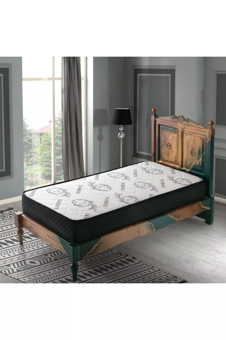 Parrot Atlas Orthopädisches Federkernbett Einzel- und Doppelbett Babybetten (MIT KISSEN GESCHENKT)