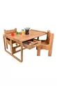 Table de jeux et d'activités pour enfants - Table de travail et de pâte à modeler - 2 chaises - MDF - x x cm