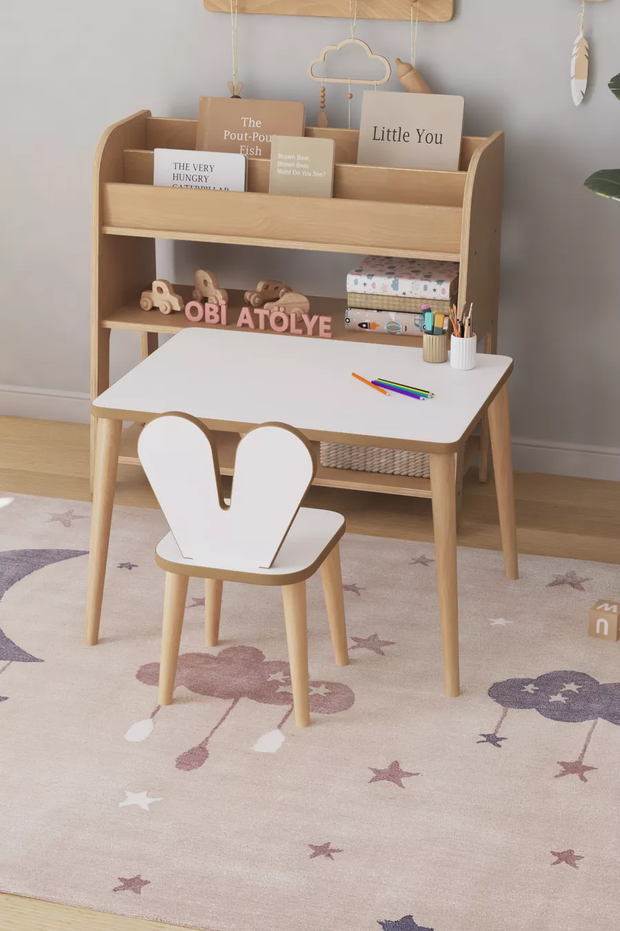 Kinder Speel Activiteitstafel Cm Kinder Bureau Tafel Stoel Set