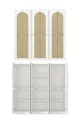 Armoire Poy à 6 portes -  cm H,  cm L - Armoire pour chambre d'enfant et chambre à coucher