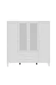 armoire Madrid 4 portes, avec miroir,  étagères, 2 tiroirs (% MDF)
