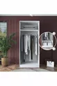 Armoire Rani  à 2 portes et 2 étagères, blanche