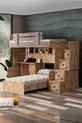 Stapelbed, Natuurlijke Stapelbed Bed, Tafel