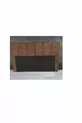 Tête de lit de base en nubuck fendu marron