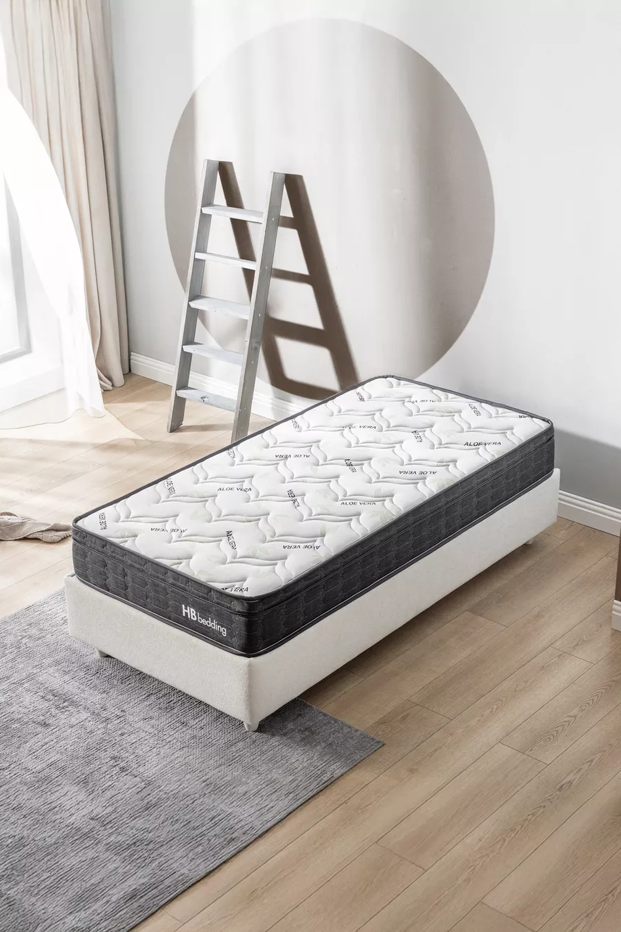| Matelas Orthopédique à Ressorts Aloevera | Sommeil Idéal & Fermeté Moyenne | cm d'Épaisseur