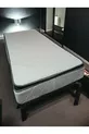 Matelas orthopédique de luxe en coton avec plume, avec protection, simple ou double