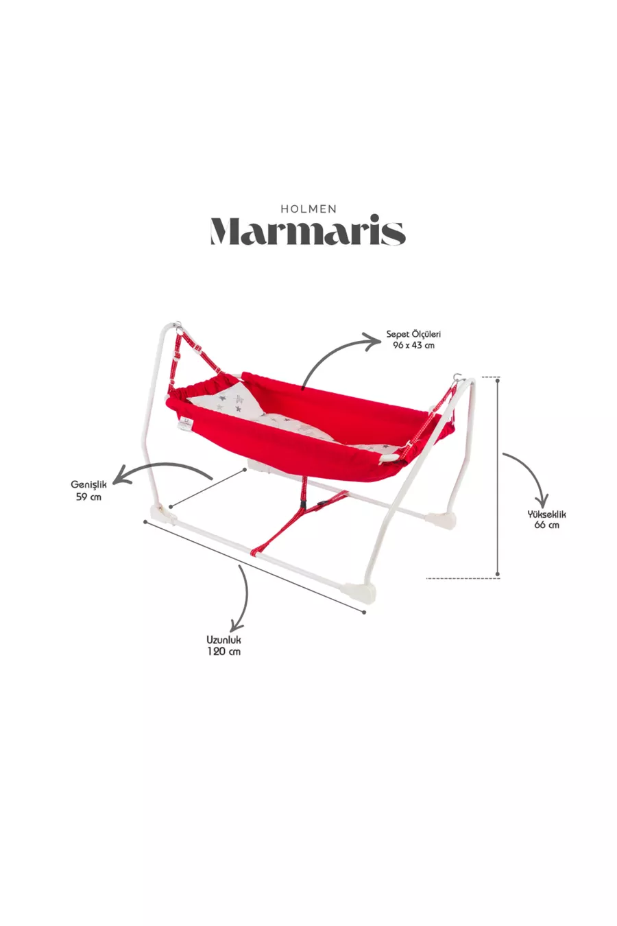 Hamac pour bébé Marmaris - Rouge