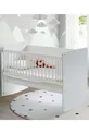 Schommelende en Vaste Babywieg bij Moeder - Babybed - Parkbed - Wit - Cm - 