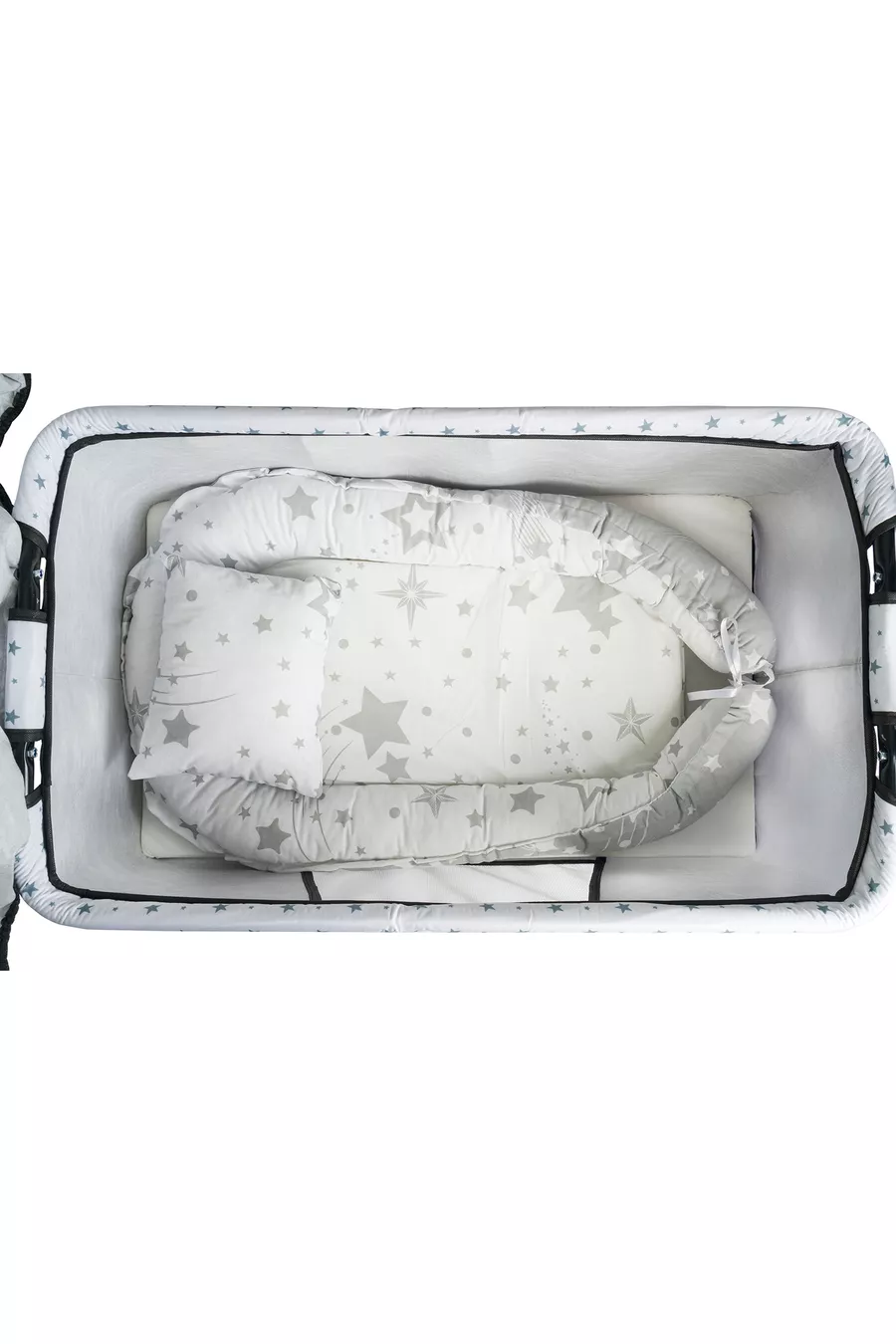 Btrend Babynest Yatak Ve Yastık+ Cep Hediyeli Sallanır Sepet Beşik Bebek Beşiği Hamak 2 li Set