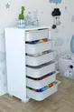 6 Корзинный Многофункциональный Шкаф для Овощей Кухонный Шкаф - Белый