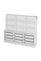 9 Mand 9 Planken Kast Multifunctionele Kast Speelgoedkast Almina Wit