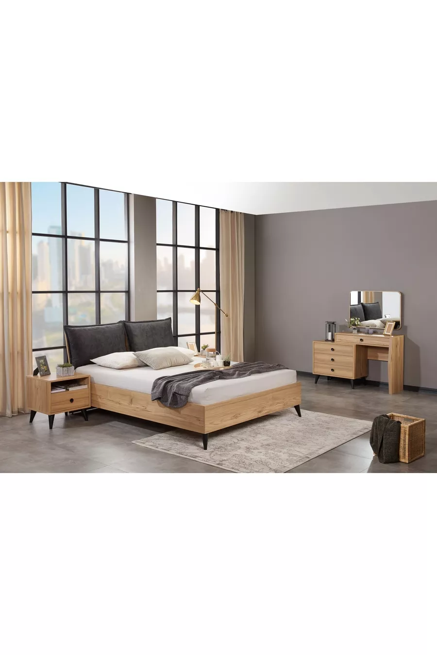 CAMERA DA LETTO ETİ IN VETRO, CON 5 ANTE