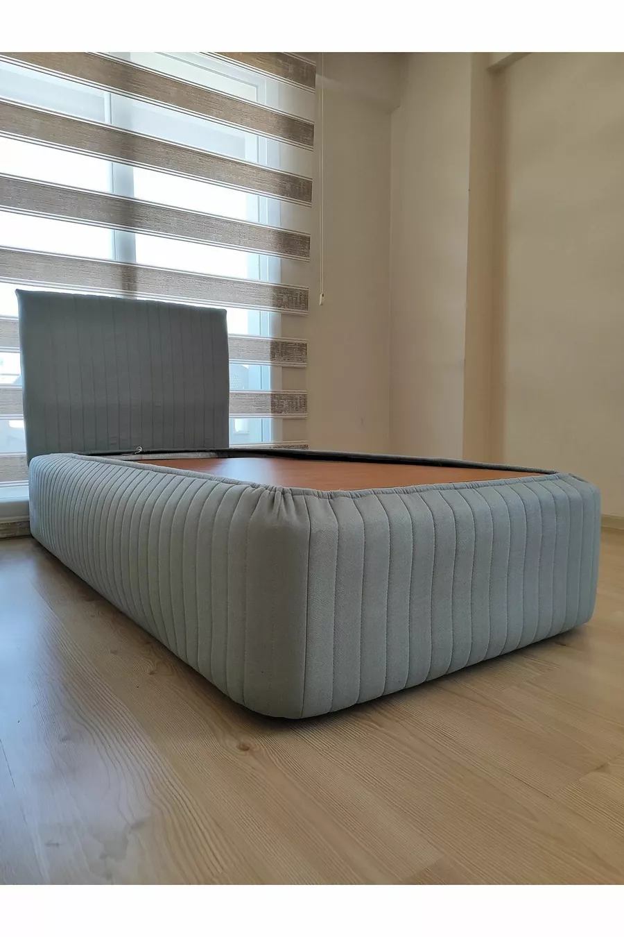 Design ENKELBED Sonnen Onderstel Rand HOES & Hoofdbord Hoes SET