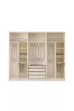 FAS MDF LED-Bett mit Stauraum Schlafzimmer Set