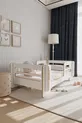 Mdflam Modern Montessori Children's Bed, Base, Bedframe - White