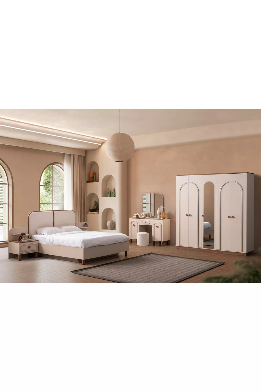 ENSEMBLE DE CHAMBRE À COUCHER LİNA