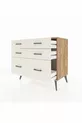 Commode Hyperion 6 tiroirs Pin-Pin / Pierre de lune
