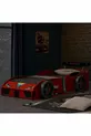 Bed op wielen, Speedy bed met opberglade en windscherm op wielen - Rood