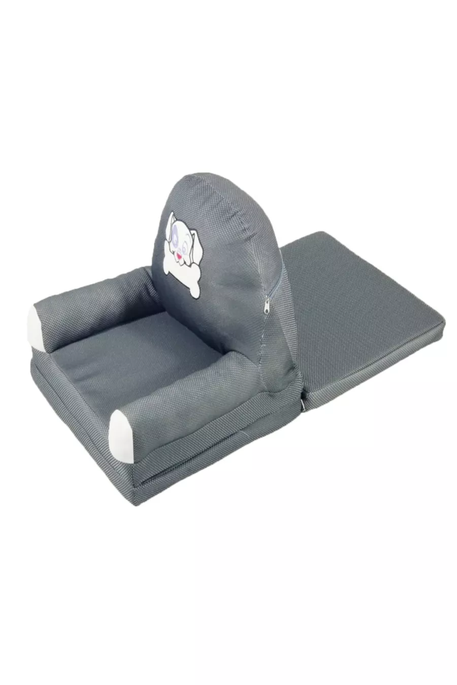 Faltbarer Kinder-Babystuhl Tragbares Bett Grau/Dalmatiner