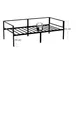 Black Camellia Cedar Bed Frame