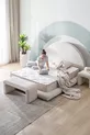 ENSEMBLE LIT LEGOM AVEC CADRE ET TÊTE DE LIT, LAVABLE, ORTHOPÉDIQUE, RESSORTS EN SAC, GARANTIE D'UN AN