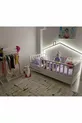 Lit Montessori pour bébé et enfant en bois naturel blanc