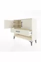 Commode Arges 2 étagères, 1 tiroir, 2 portes, Pierre de lune-Pierres de lune