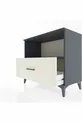 Hyperion Dresser Single Shelf Single Drawer Anthracite-Aquamarine