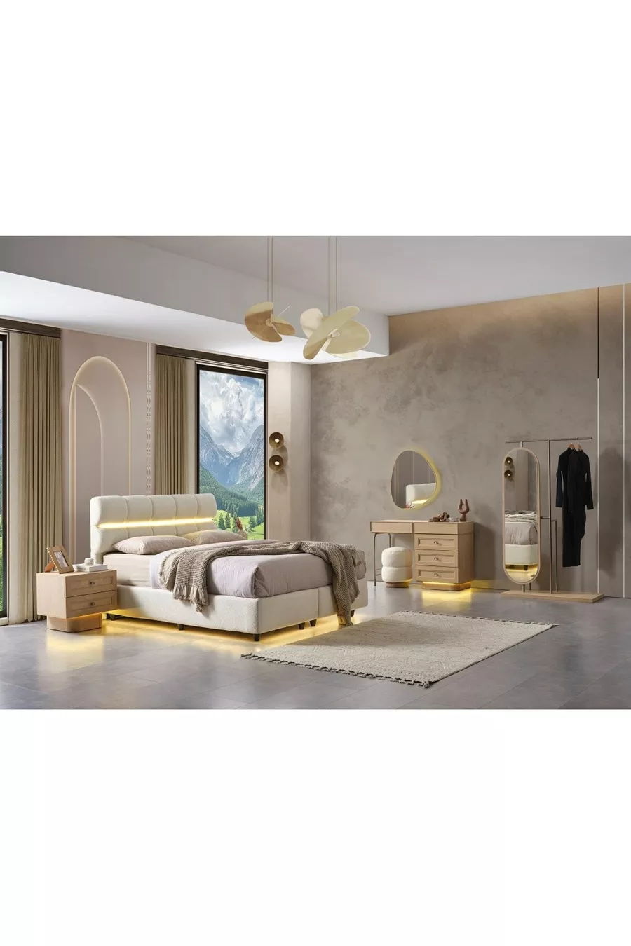 CHAMBRE À COUCHER LUPIN EN MDF