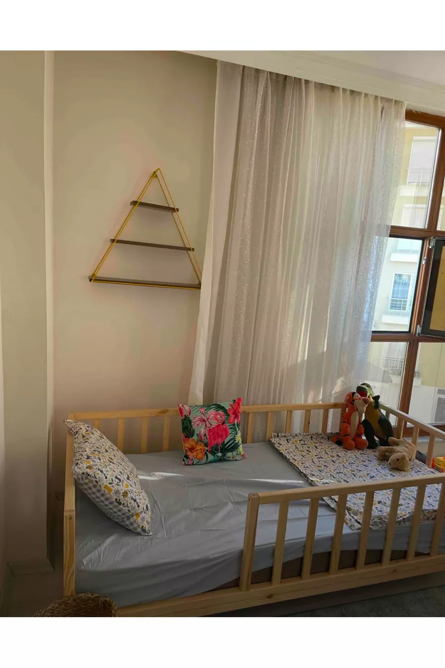 Bett Naturholz Kinderbett