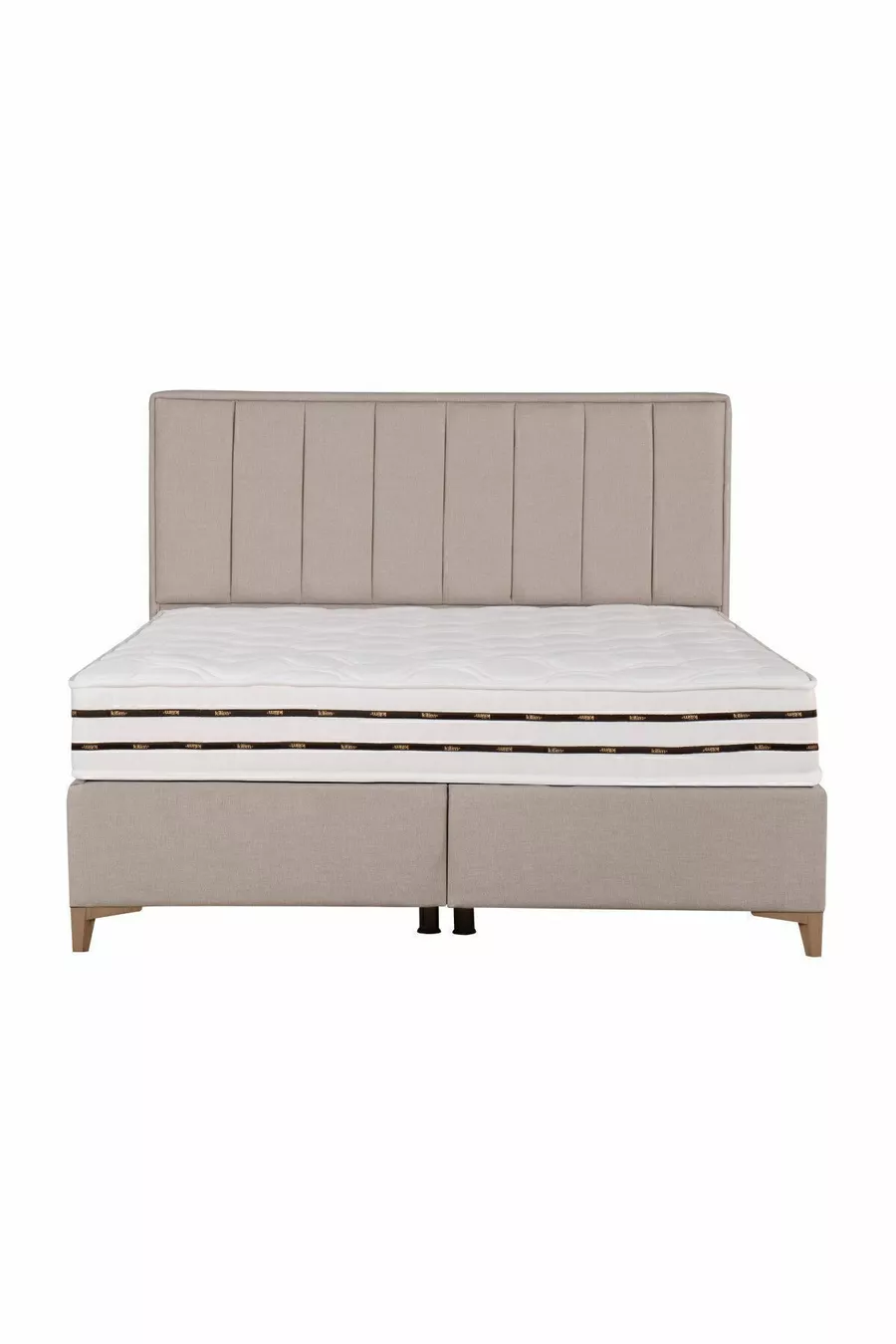Ensemble de lit Comfort Lüks Sleepy avec sommier, tête de lit et matelas à ressorts