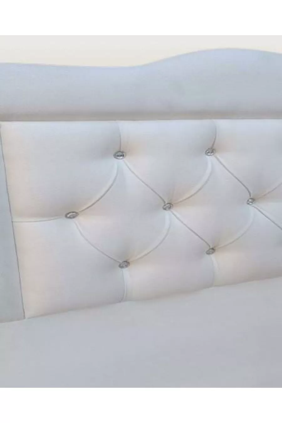Titre DK Modèle Simple 'lik Tissu Blanc Plume de Poney Fait Main