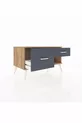 Commode Hyperion 2 tiroirs Pin-Pin/Anthracite