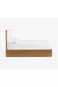 Lit avec cadre en bois massif Koana d'Izmir – Design moderne, taille Queen (cm), structure en bois massif durable