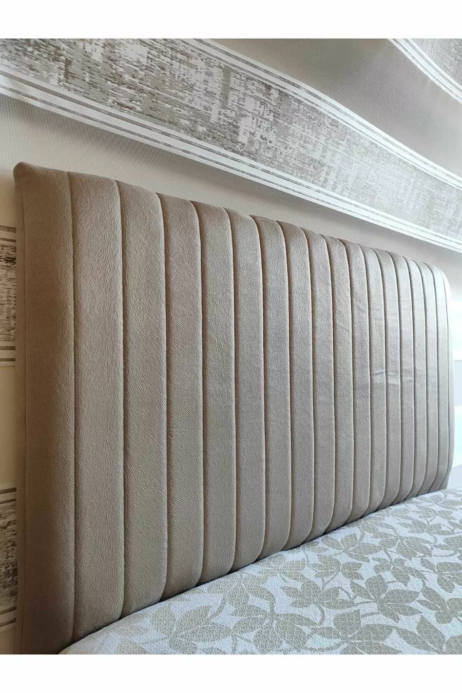 Copertura per testiera del letto in lino Sonne  Cm Visone
