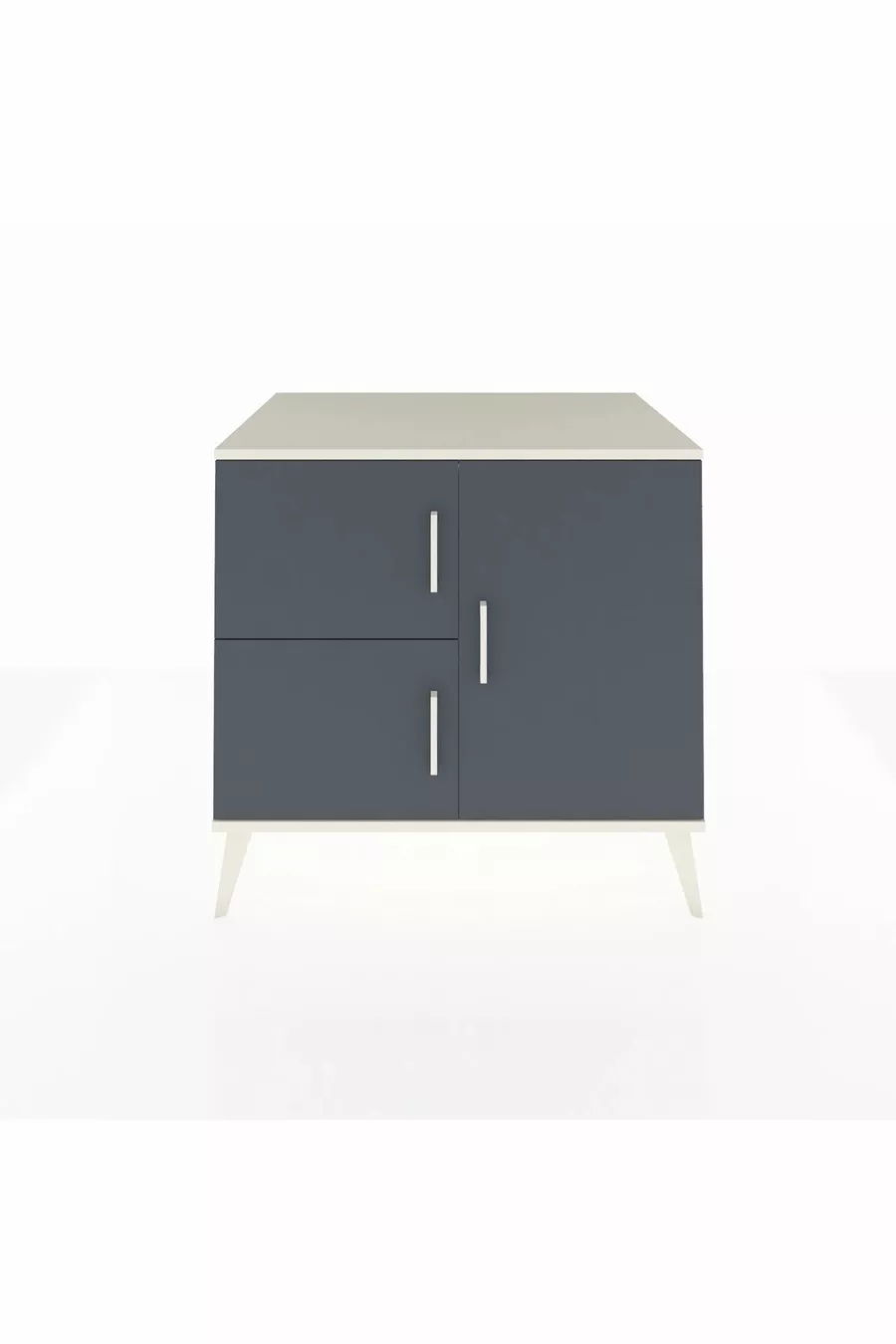 Kronos Dresser 2 Shelves 3 Doors Moonstone-Anthracite