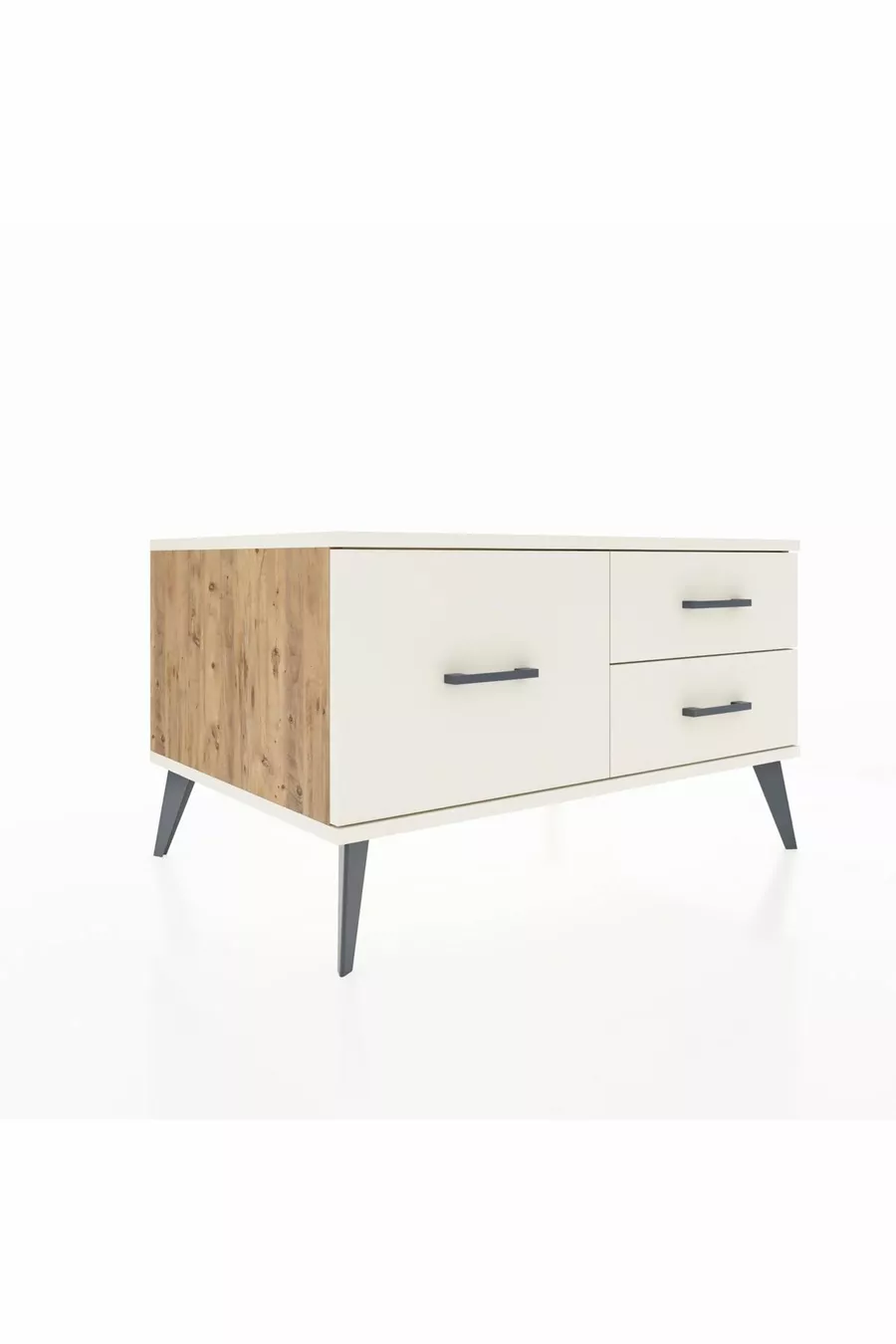Commode Kronos à 3 tiroirs Pin-Pierre d'Agate