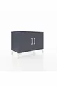 Hyperion Dresser 2 Shelves 2 Doors Anthracite-Anthracite
