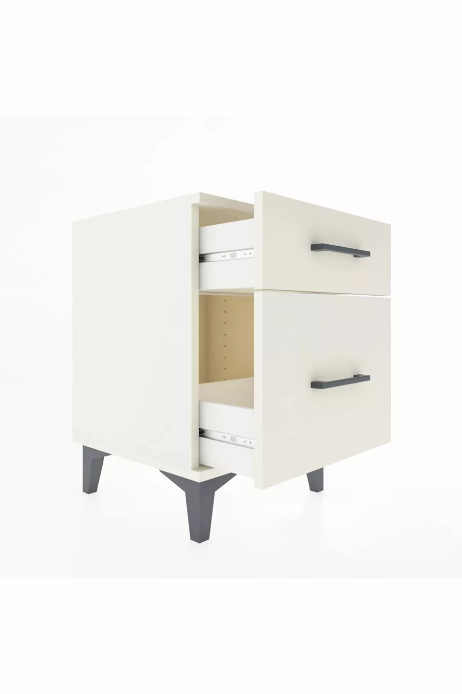 Hyperion Commode 2 Lades Zuiver Wit-Zuiver Wit