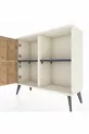 Arges Dressoir 2 Planken 2 Deuren Maansteen-Pine/Antraciet