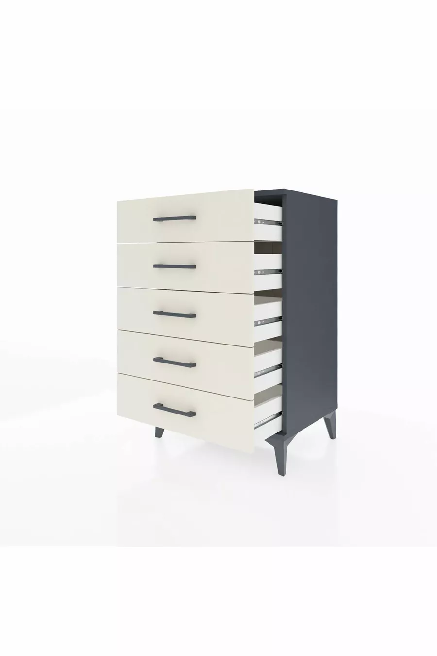 Hyperion Commode 5 Lades Antraciet-Leisteen