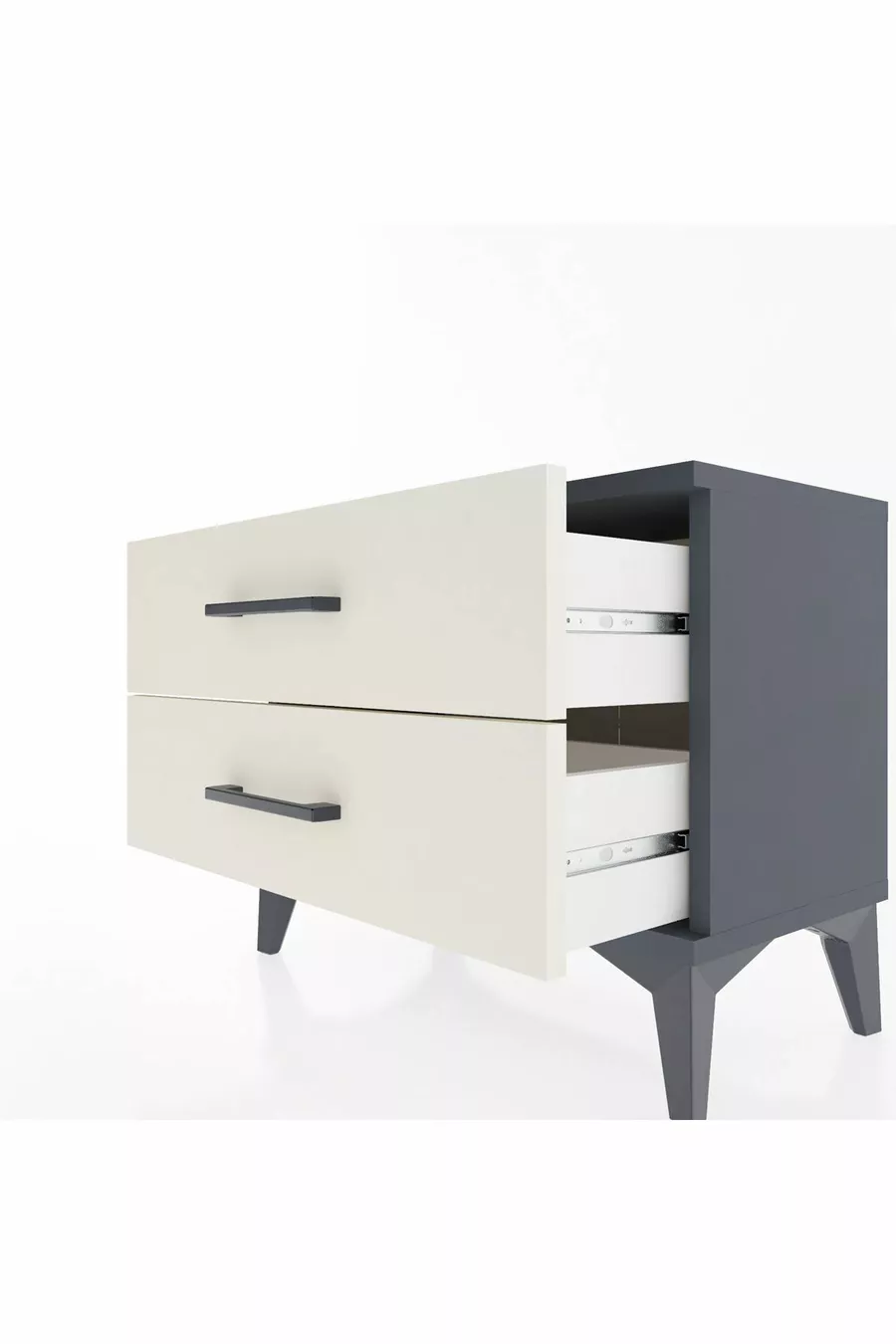 Arges Commode 2 Lades Antraciet-Leisteen
